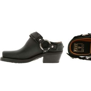 Frye Harness Mules in Black 7.5 Festival Wear